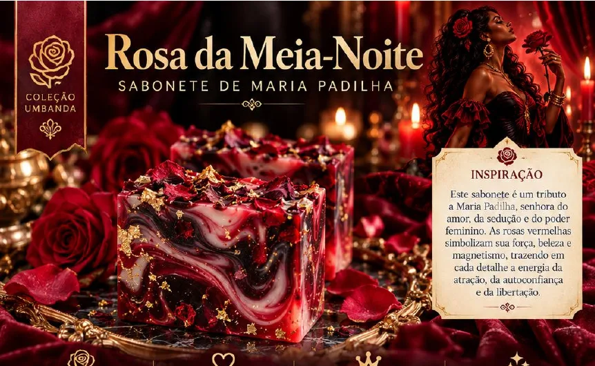 Sabonete Rosa da Meia-Noite