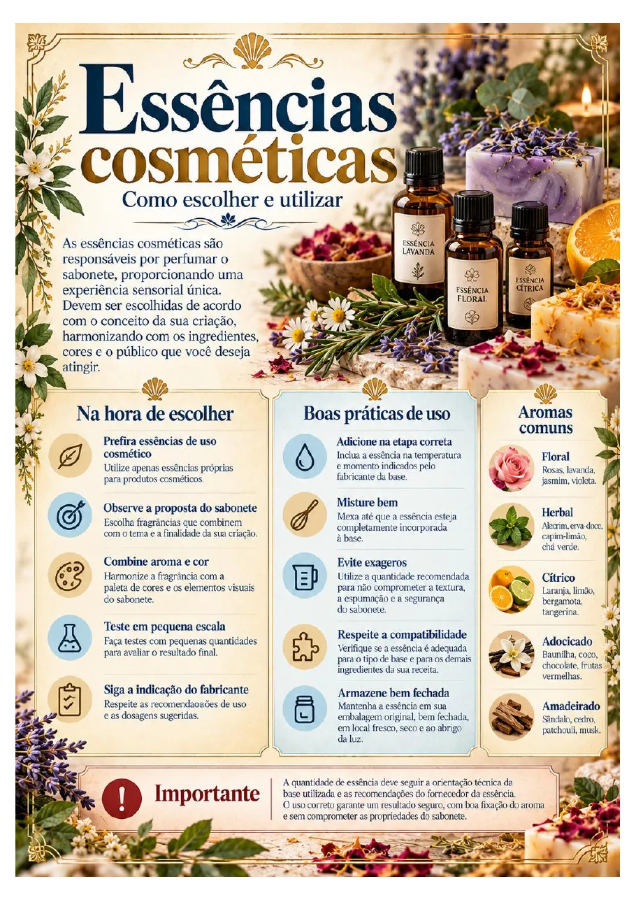 Página do guia: Essências cosméticas