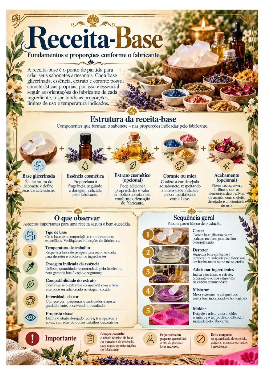 Página do guia: Receita-base