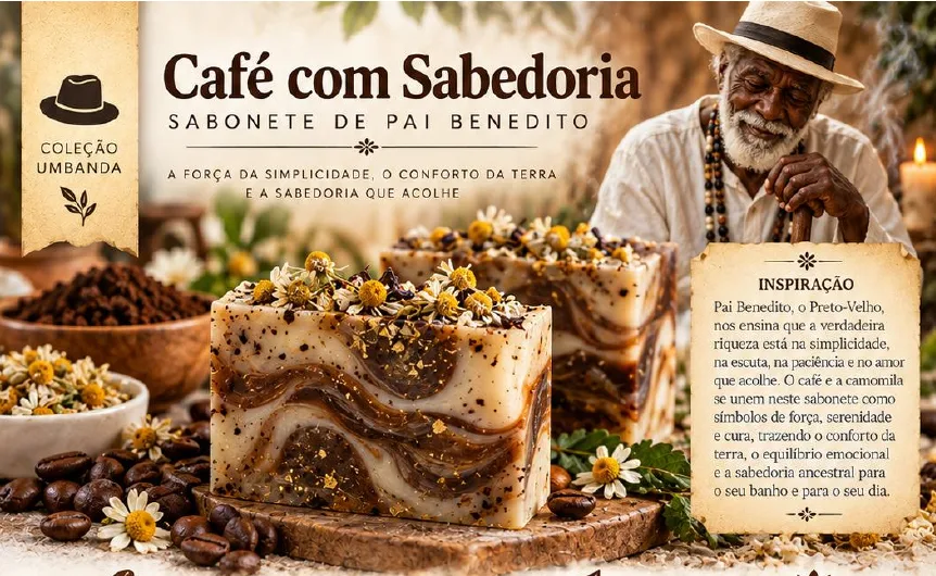 Sabonete Café com Sabedoria